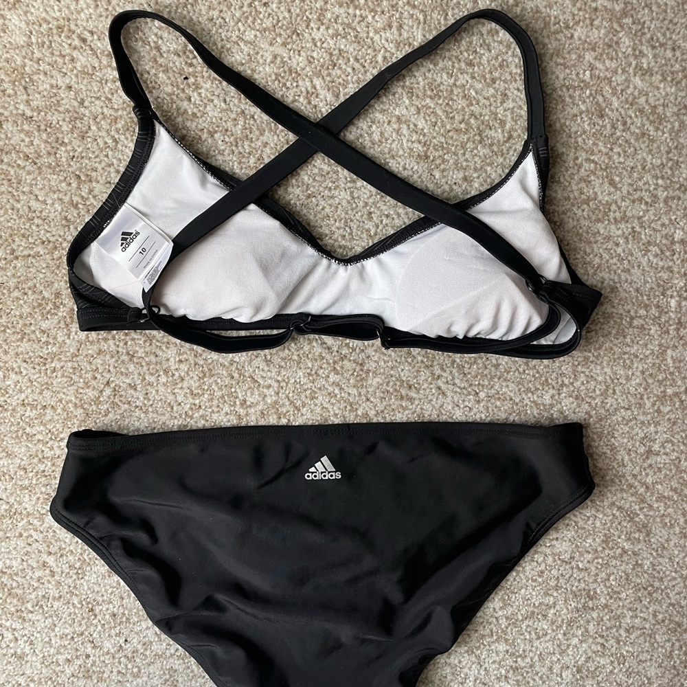 Adidas Women's Sleek Black Bikini - Picture 2 of 5
